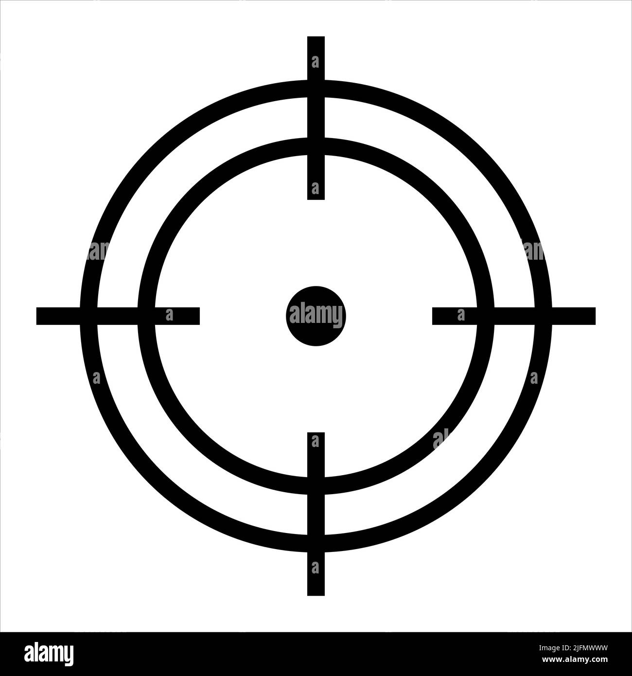 Target vector icon. Goal sign isolated on white background Stock Vector ...