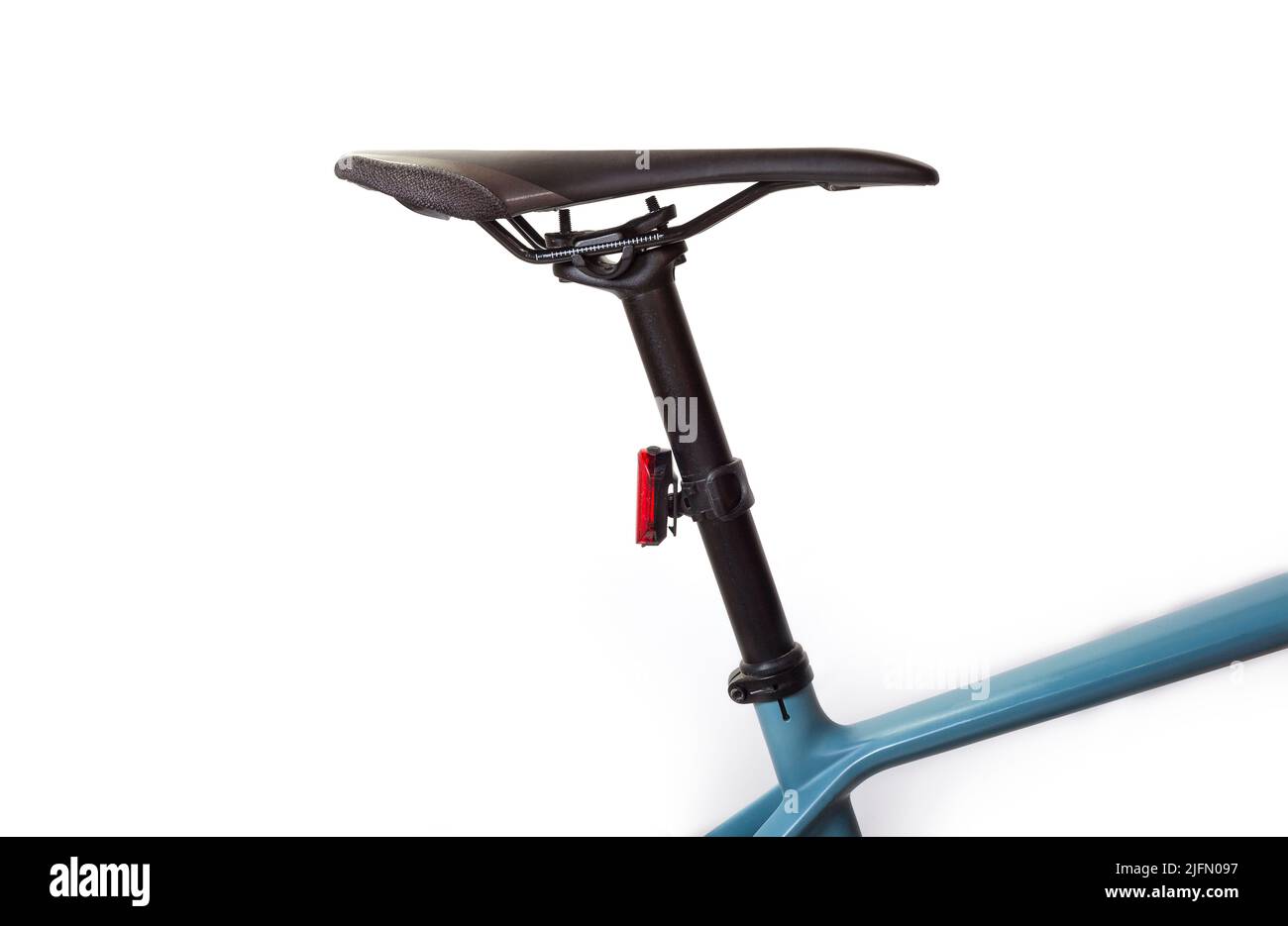 Mountain bicycle ergonomic seat on a white background Stock Photo Alamy