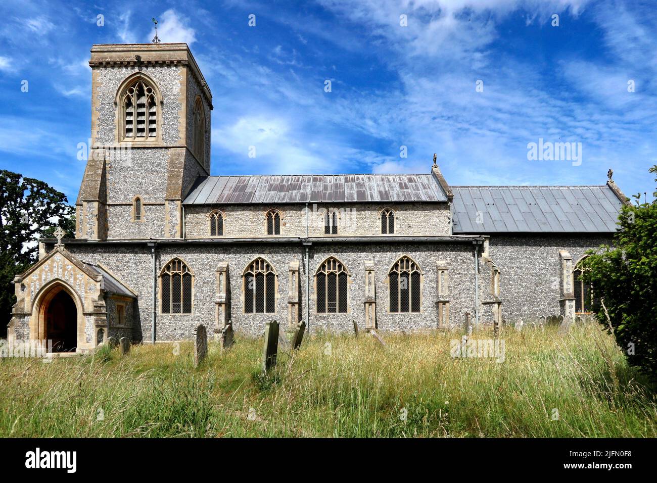 St. Andrew’s Church Blickling Stock Photo