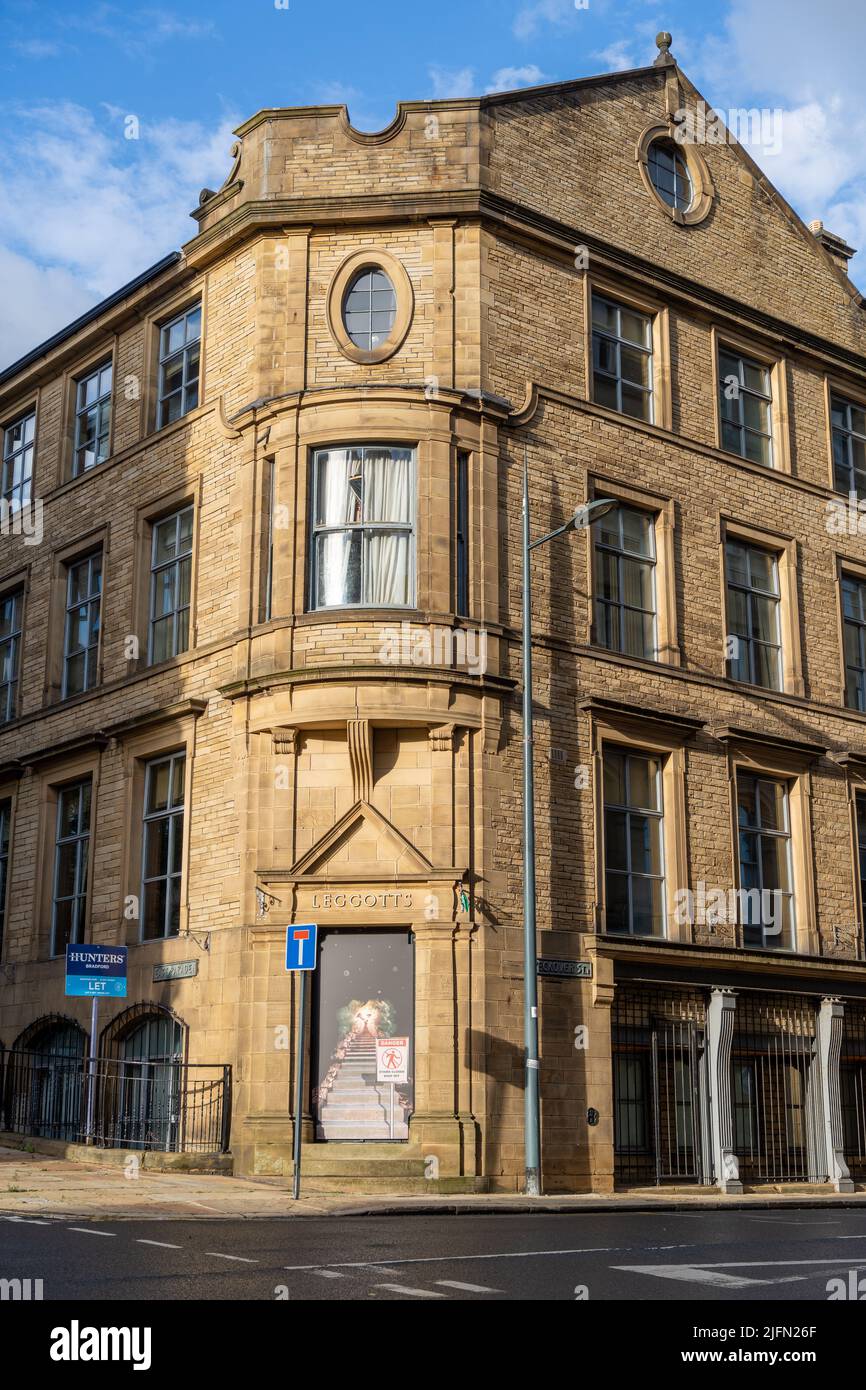 Leggotts, a Grade II listed building in East Parade in the Little Germany area of the city of Bradford, UK. Stock Photo