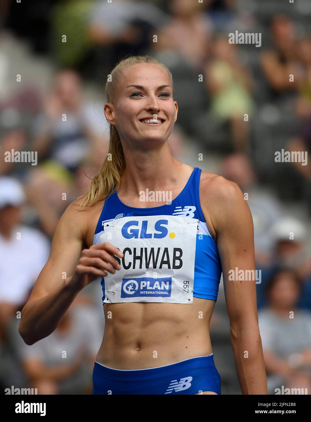 Corinna SCHWAB (LAC Erdgas Chemnitz) semi finals 400m women on June