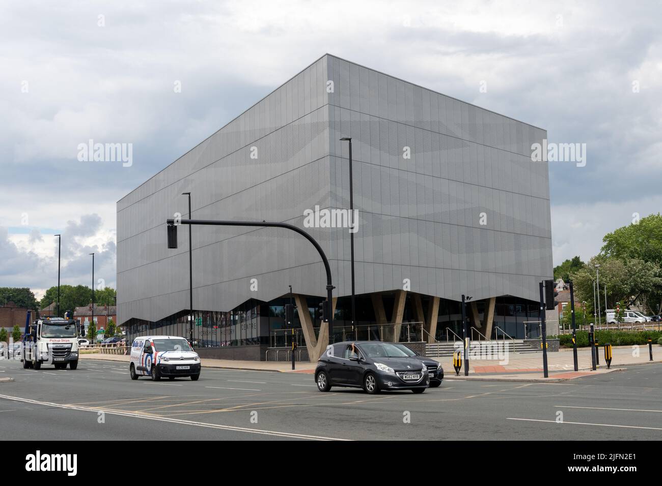 The West Yorkshire History Centre, in Wakefield, UK, an archive service and collections building. Stock Photo