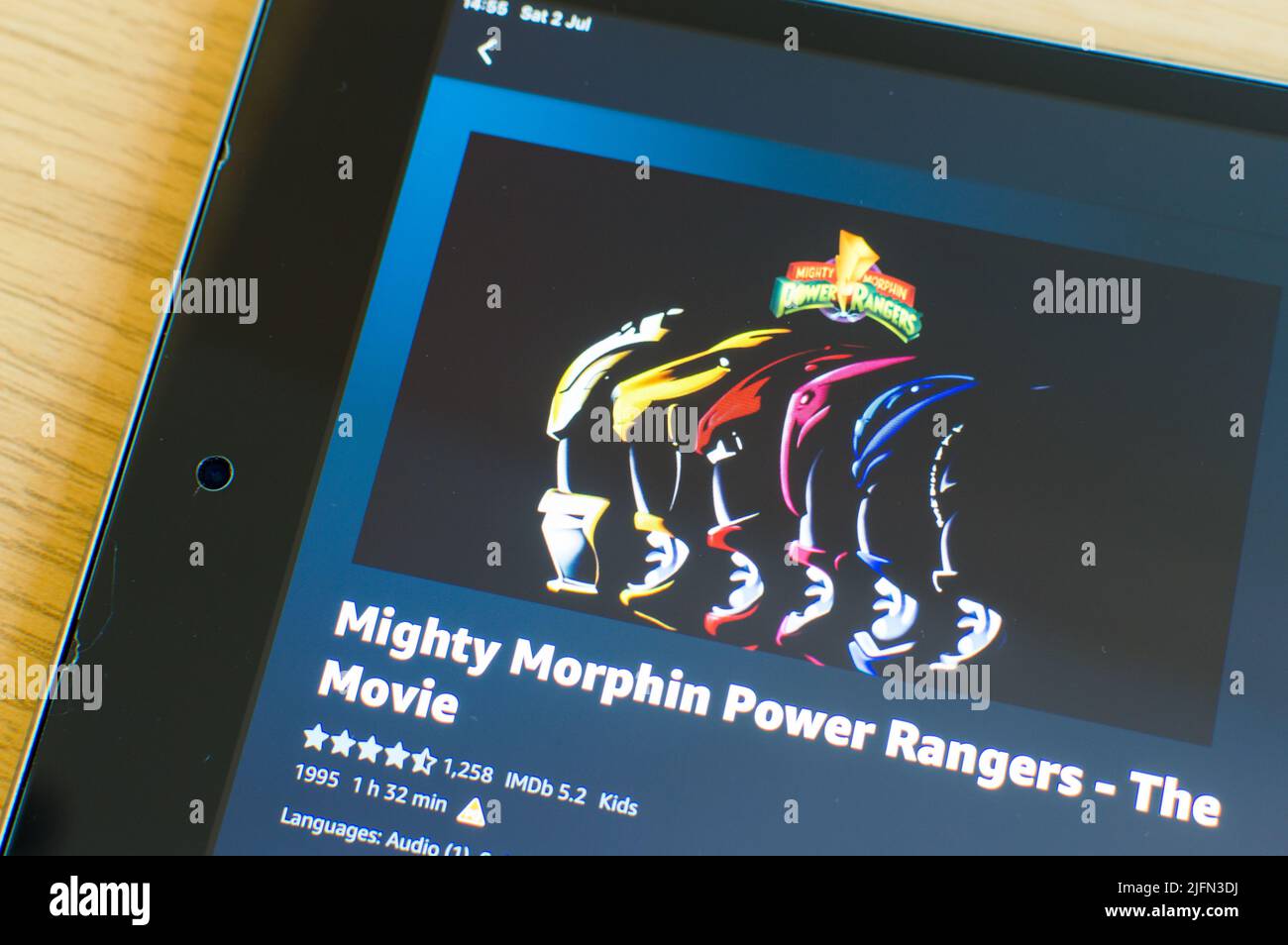 Mighty Morphin Power Rangers Stock Photo