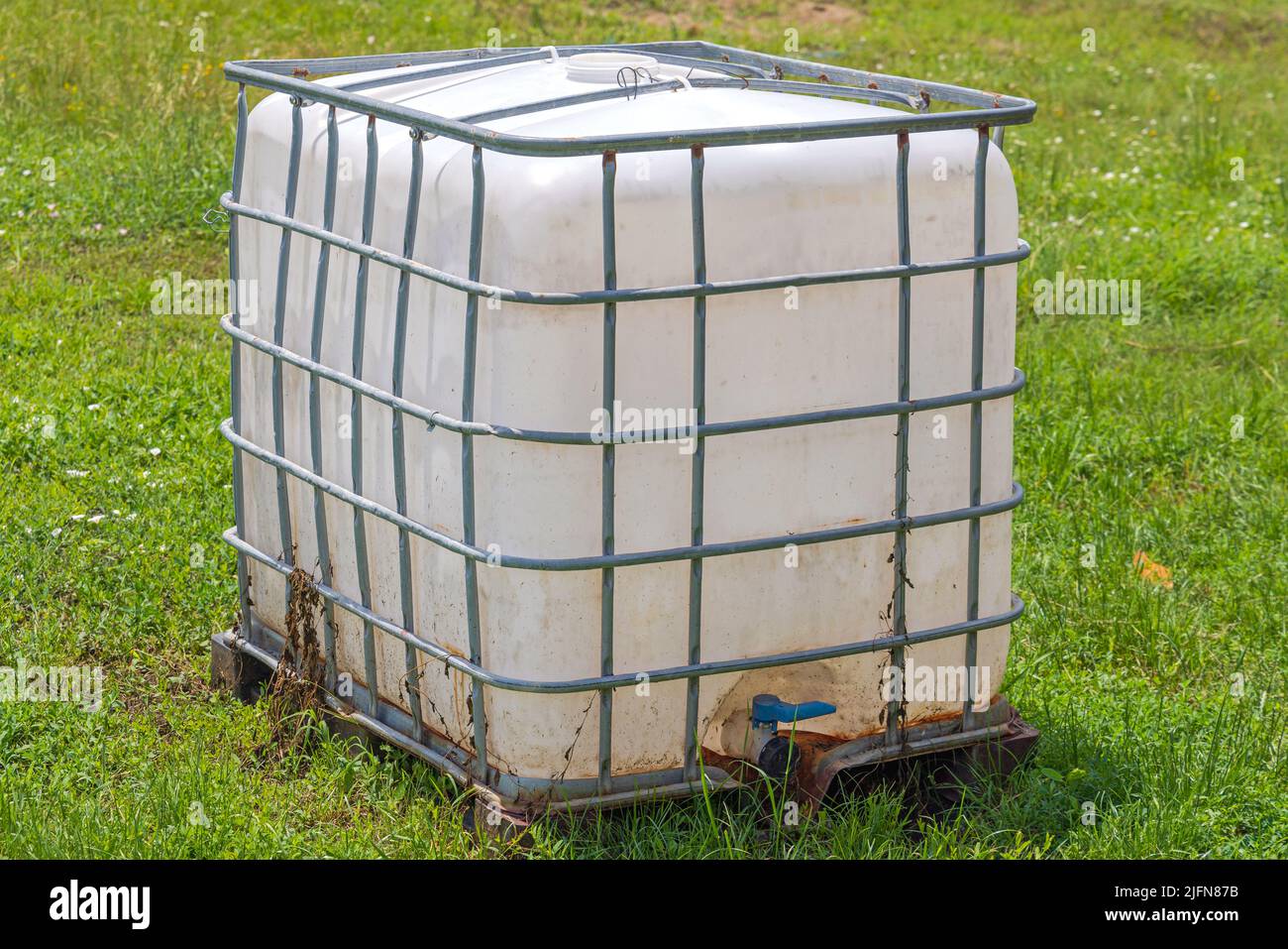 Caged Water Tanks