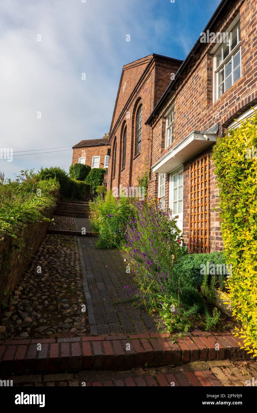 St Marys steps Bridgnorth Stock Photo Alamy