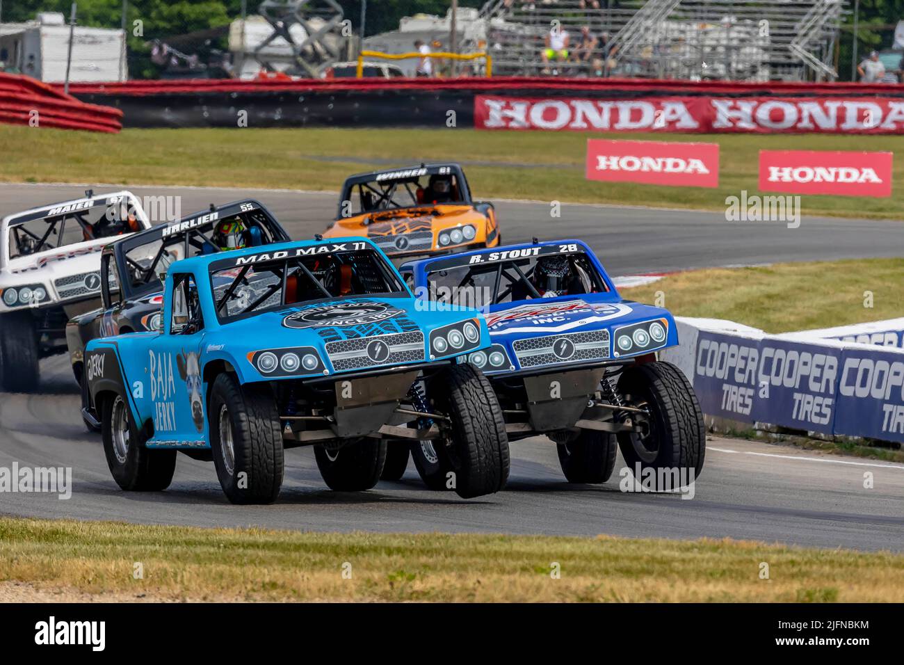 Lexington, OH, USA. 2nd July, 2022. Mid Ohio Sports Car Course plays host to the Stadium Super Trucks Series for the Honda Indy 200 in Lexington, OH, USA. (Credit Image: © Walter G. Arce Sr./ZUMA Press Wire) Stock Photo