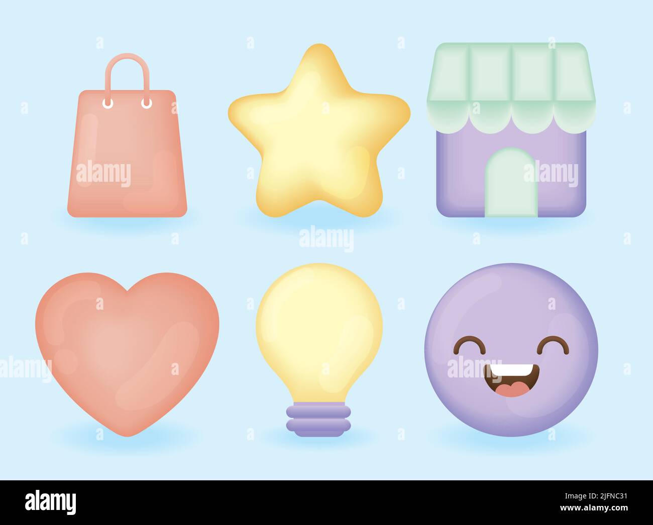 icon set of social media Stock Vector Image & Art - Alamy