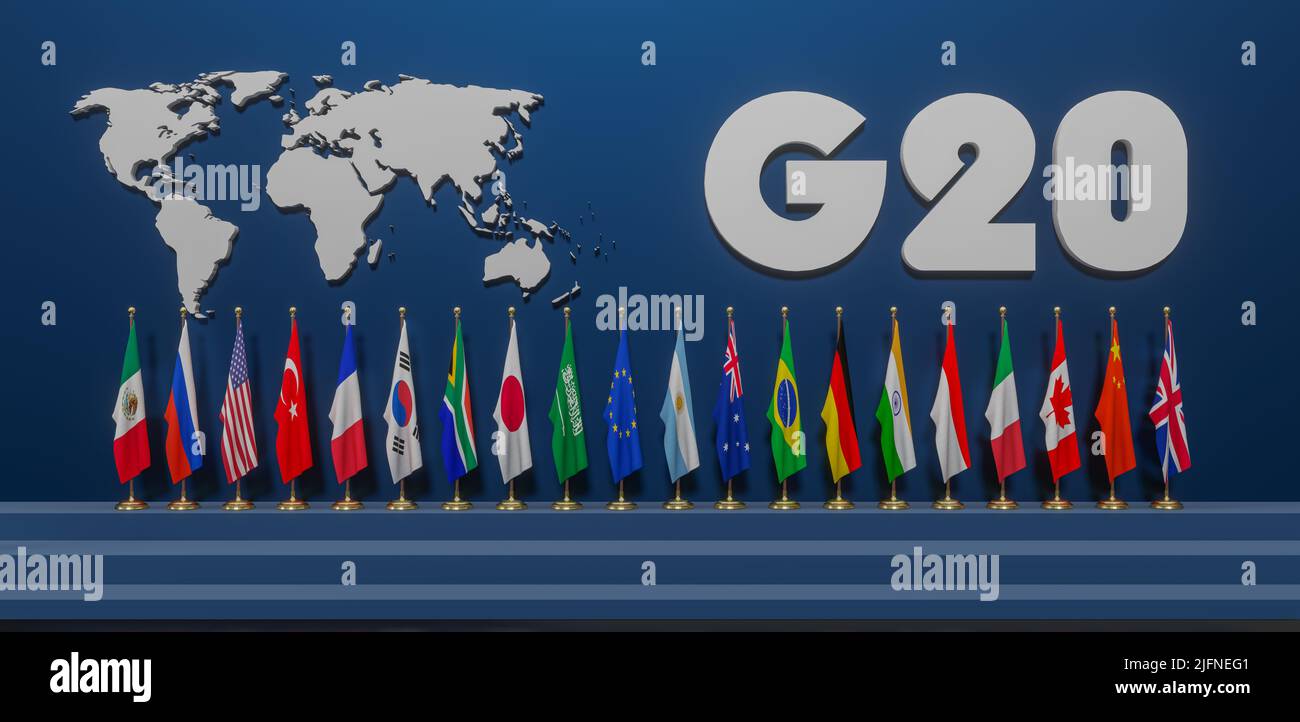 G20 summit, Concept of the G20 summit or meeting, list of countries G20