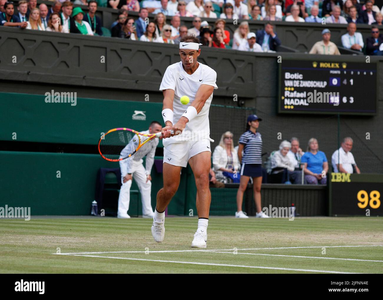 Wimbledon, London, England; 4th July 2022, All England Lawn Tennis and
