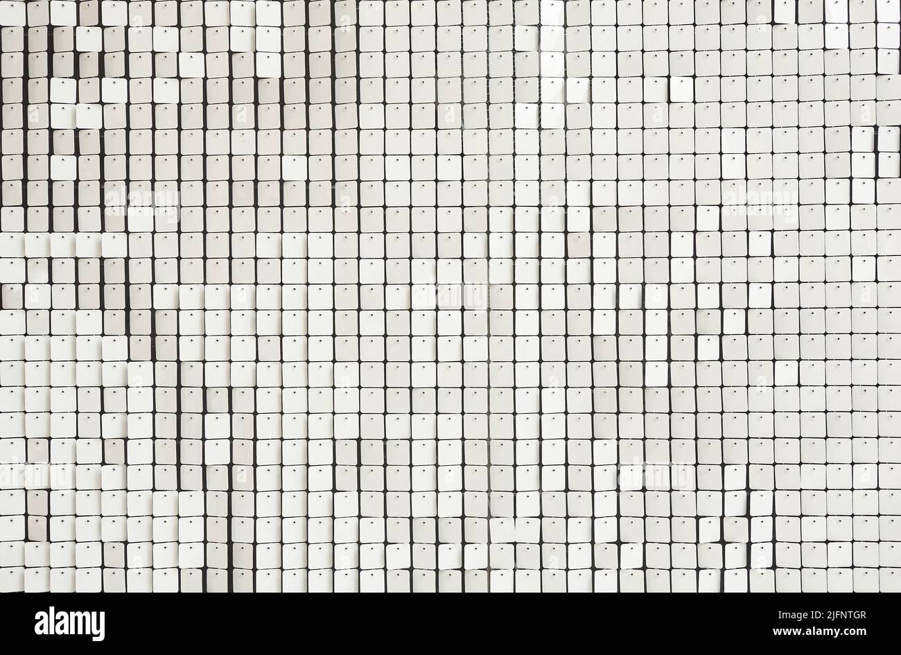 Abstract white background with small squares. Stock Photo