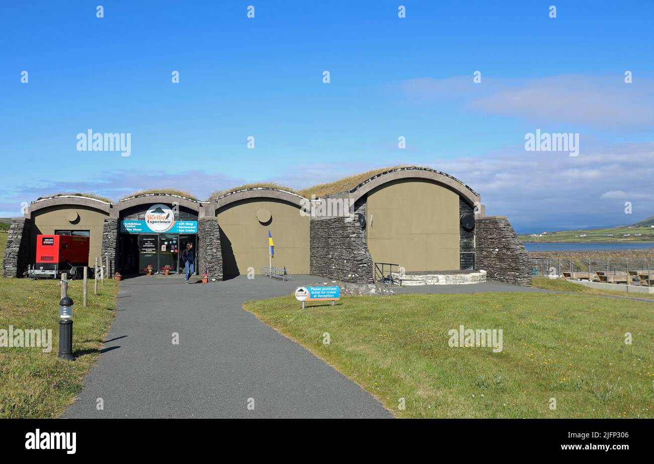 Skellig Experience Centre on Valentia Island in County Kerry Stock Photo