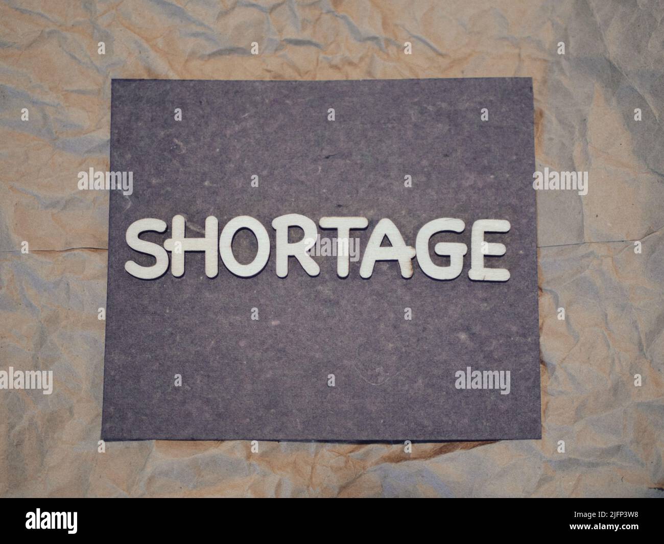 Supply chain shortages are everywhere right now. There is a shortage of