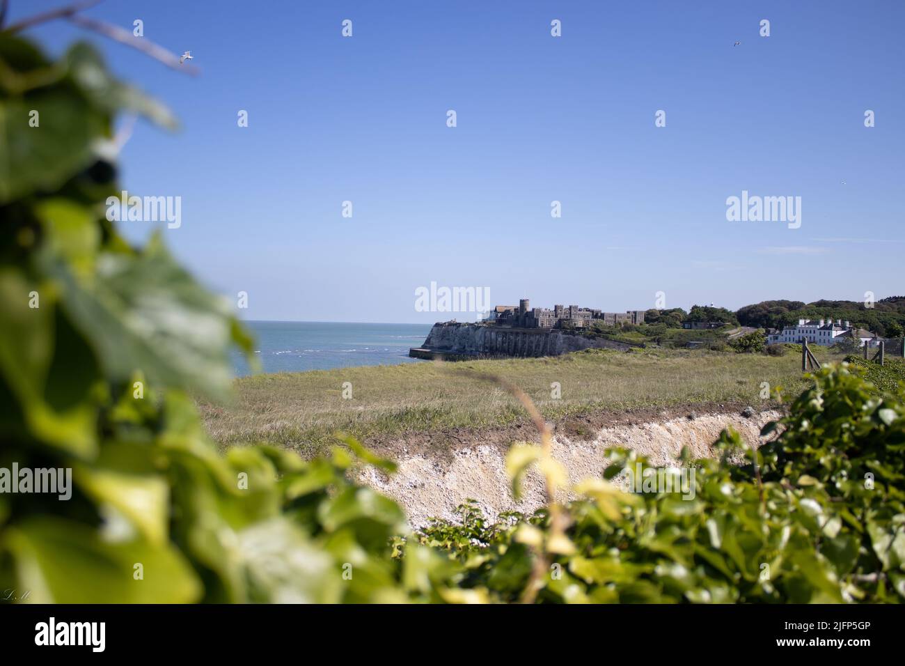 Kingsgate Castle, Botany Bay, UK Stock Photo Alamy