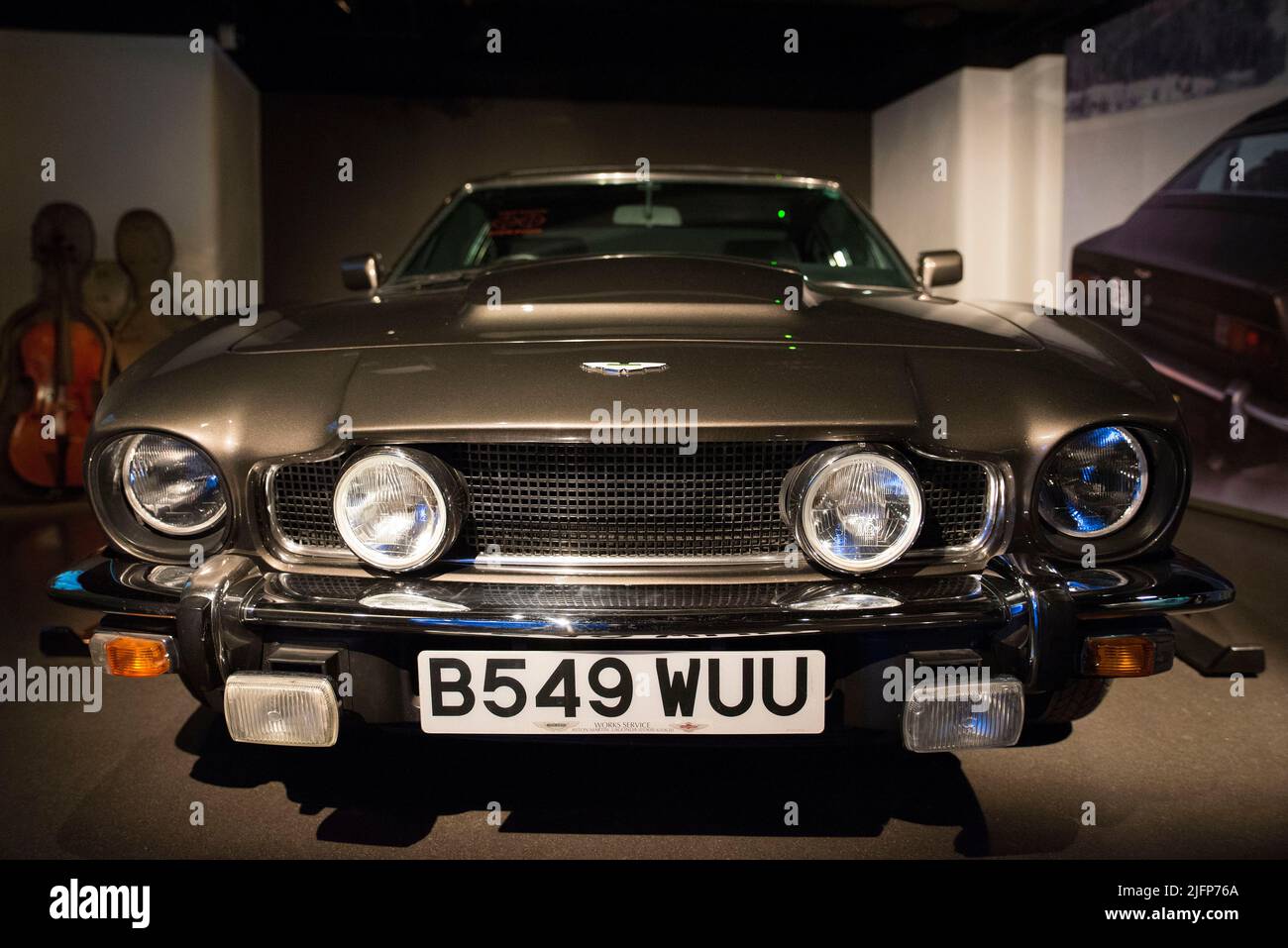 Aston Martin V8 from The Living Daylights Stock Photo