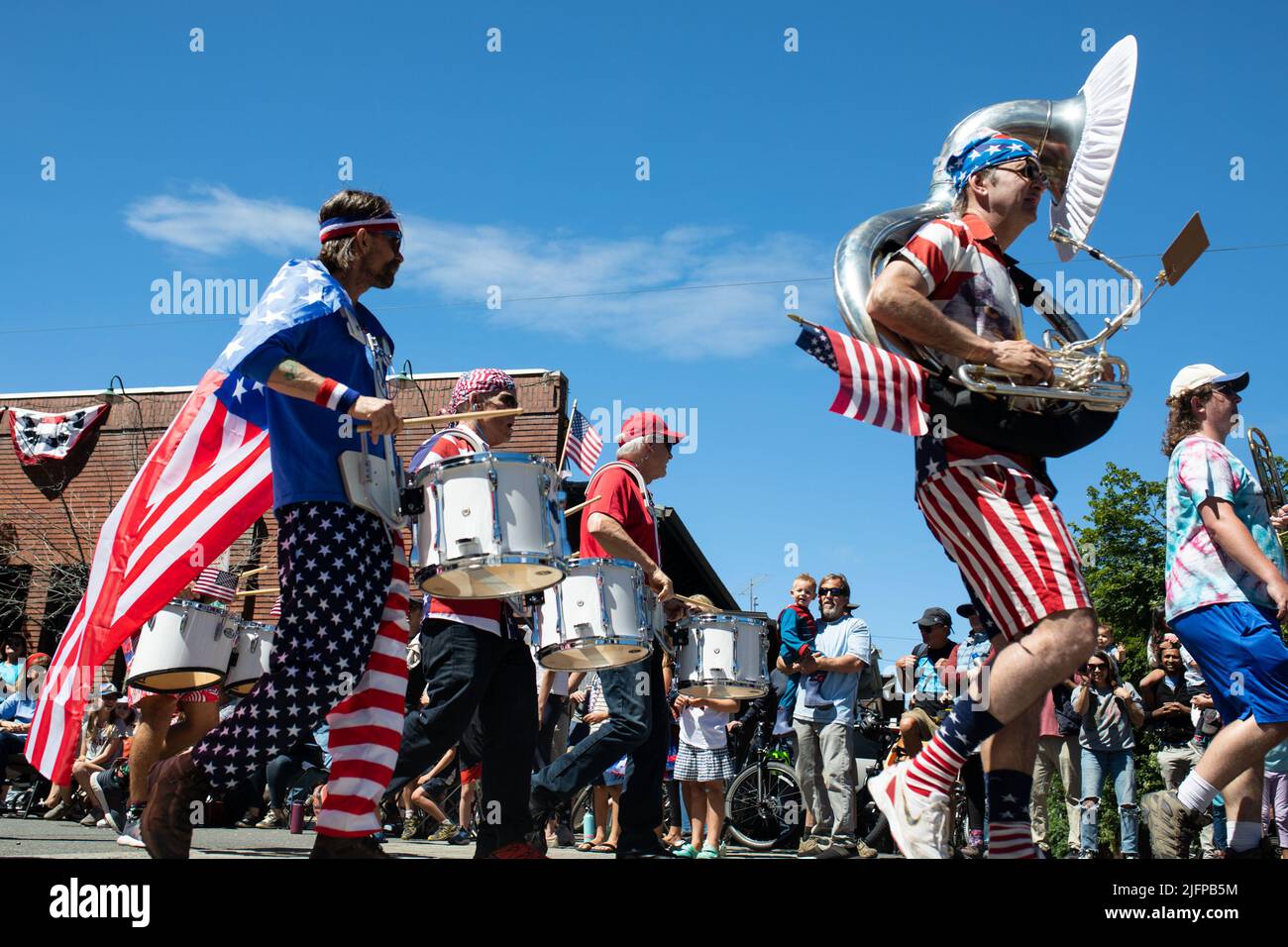 The town of Truckee held its annual Independence Day parade through the