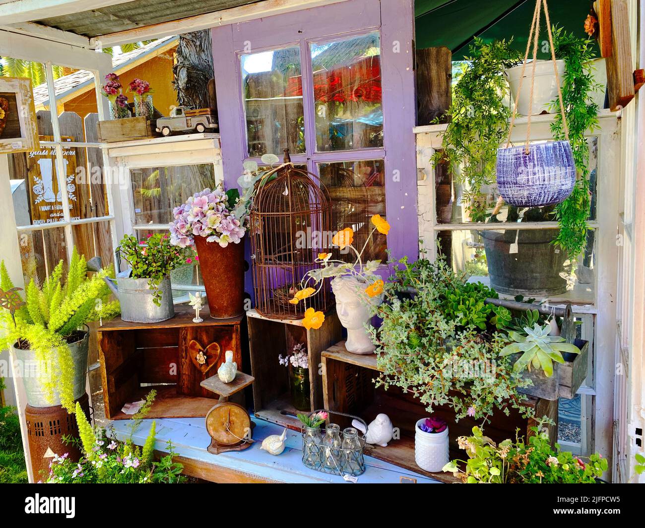 A cluttered bohemian chic aesthetic Stock Photo - Alamy