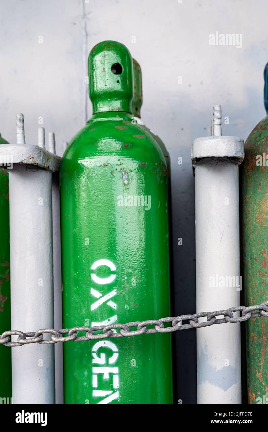 Oxygen tank for welding hires stock photography and images Alamy