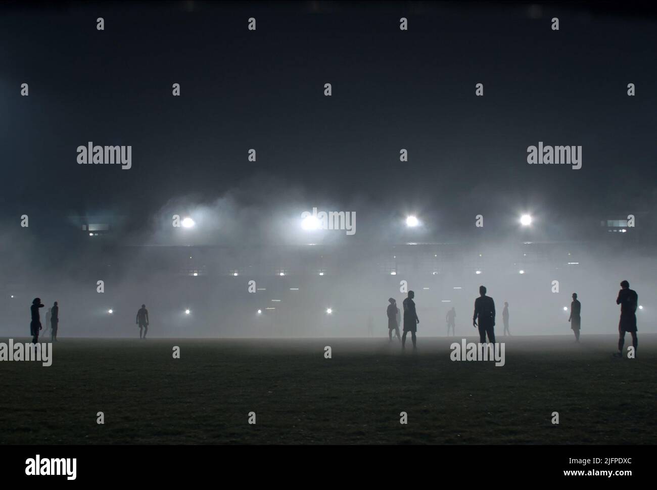 FOOTBALLERS, GOAL OF THE DEAD, 2014 Stock Photo