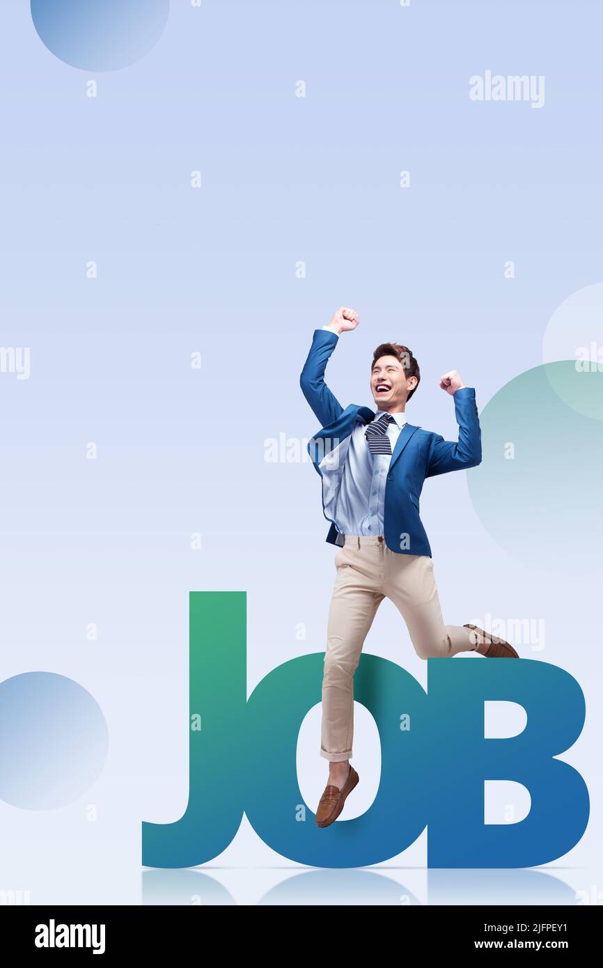 job matching support project poster for young generations with Korean ...