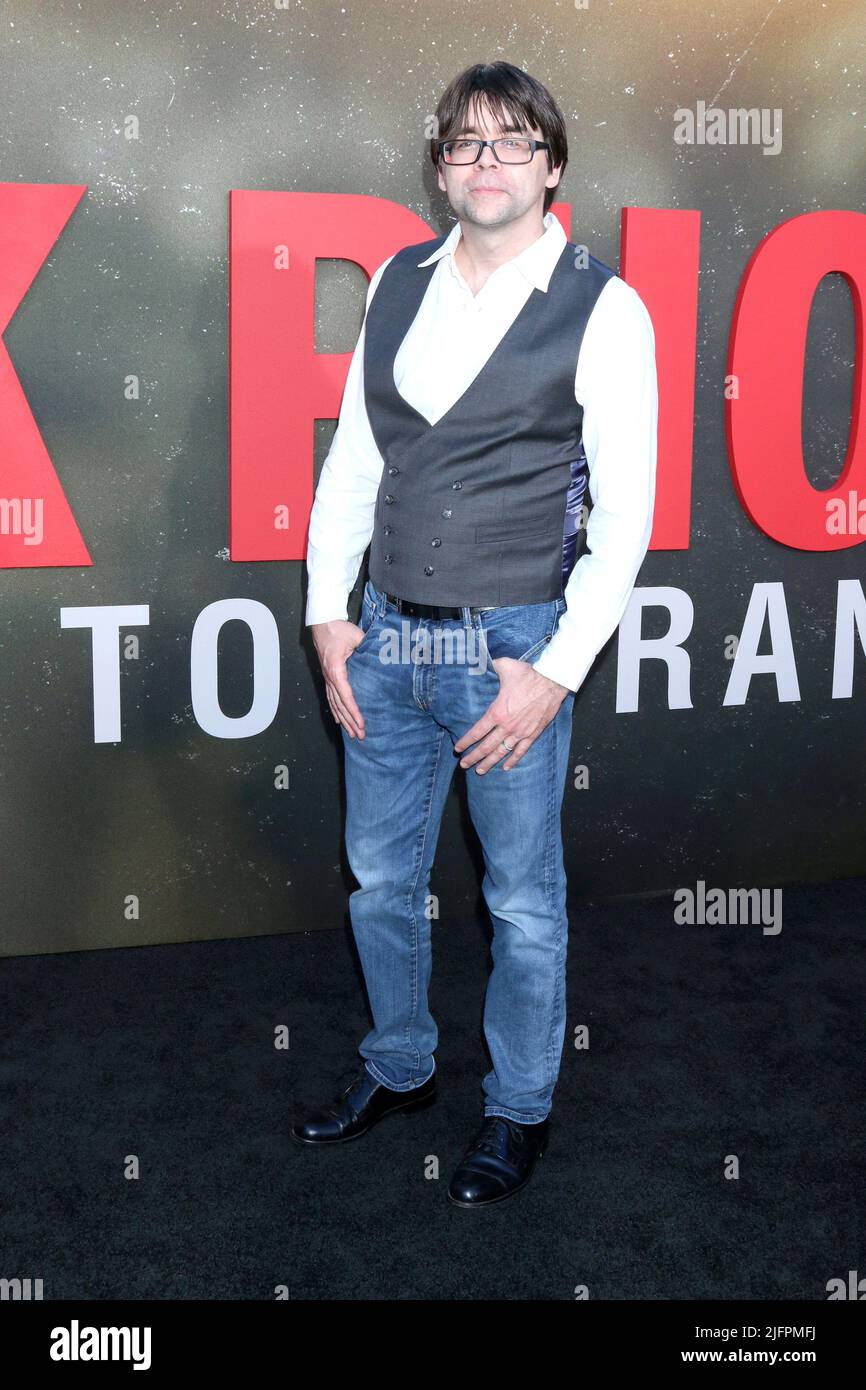 June 21, 2022, Los Angeles, CA, USA: LOS ANGELES - JUN 21:  Joe Hill at The Black Phone Premiere at the TCL Chinese Theater IMAX on June 21, 2022 in Los Angeles, CA (Credit Image: © Kay Blake/ZUMA Press Wire) Stock Photo