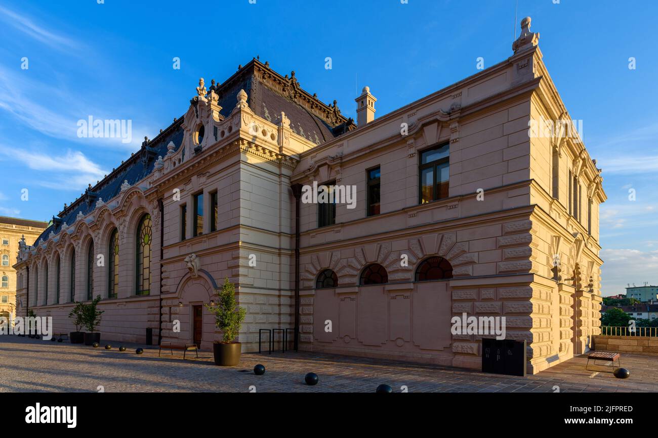 The rebuilt Royal Riding Hall in the Buda Castle District of Budapest, Hungary Stock Photo