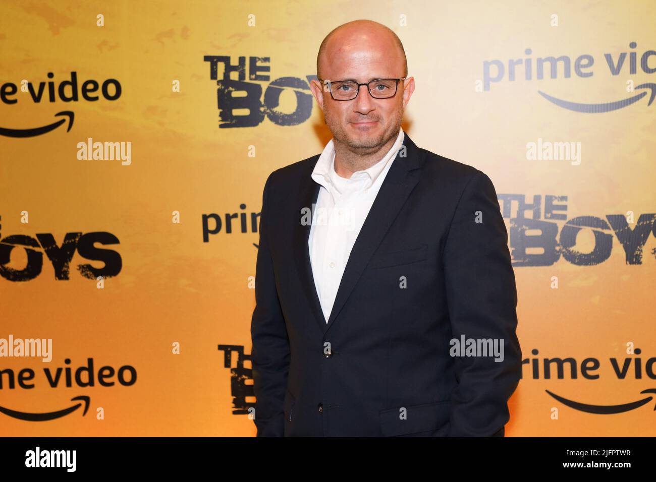 São Paulo, Brazil, 04/07/2022, Eric Kripke during the Red Tapede of the pre-premiere of the last episode of the series The Boys by Amazon Prime Video at Palacio Tangara in São Paulo on Monday night (4). (Photo: Vanessa Carvalho/Brazil Photo Press) Credit: Brazil Photo Press/Alamy Live News Stock Photo