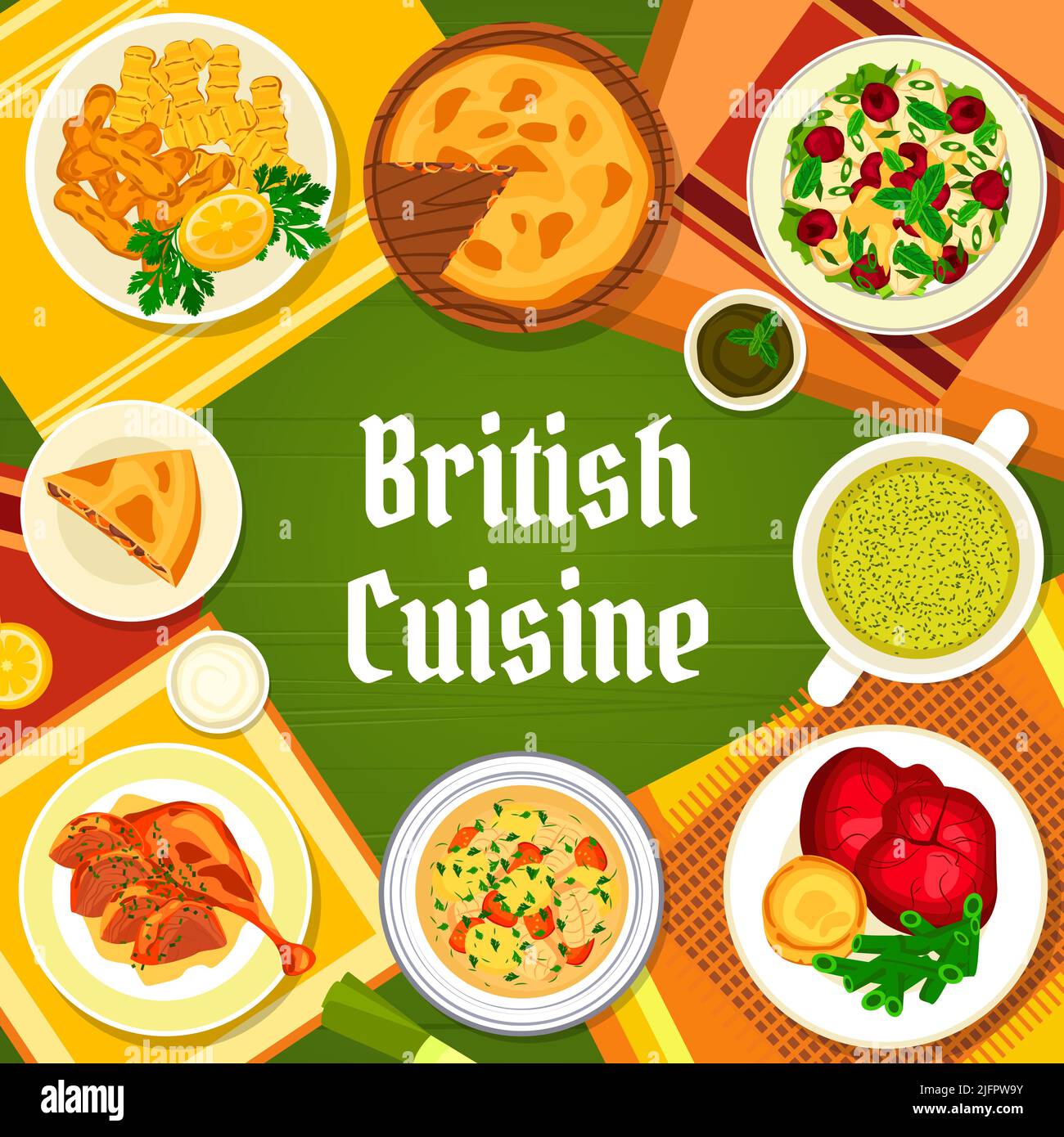 Roast beef and yorkshire pudding Stock Vector Images Alamy