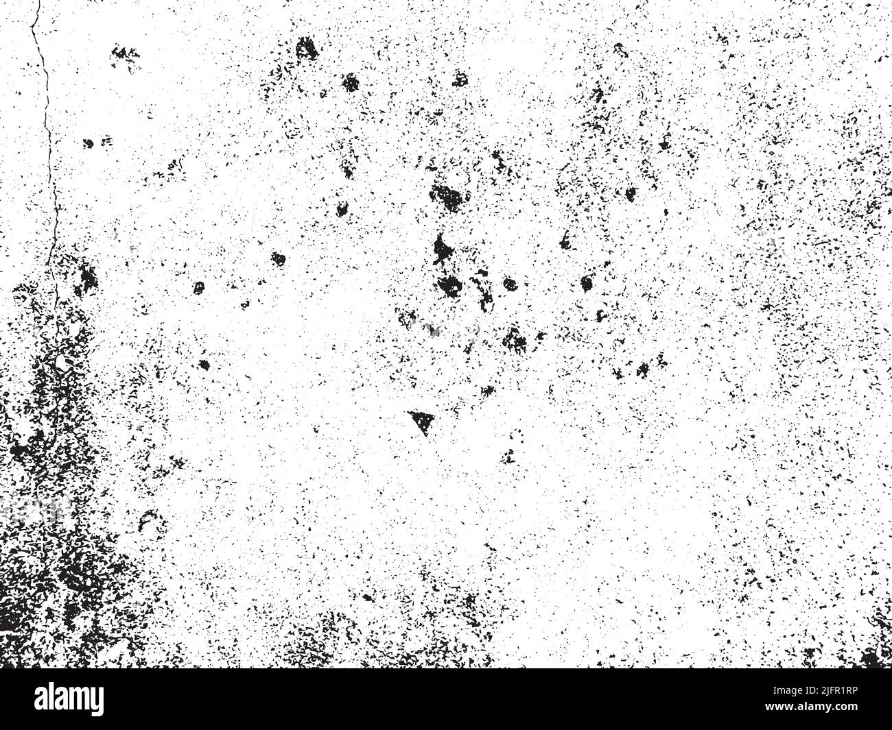 Black and white grunge. Distress overlay texture. Abstract surface dust ...