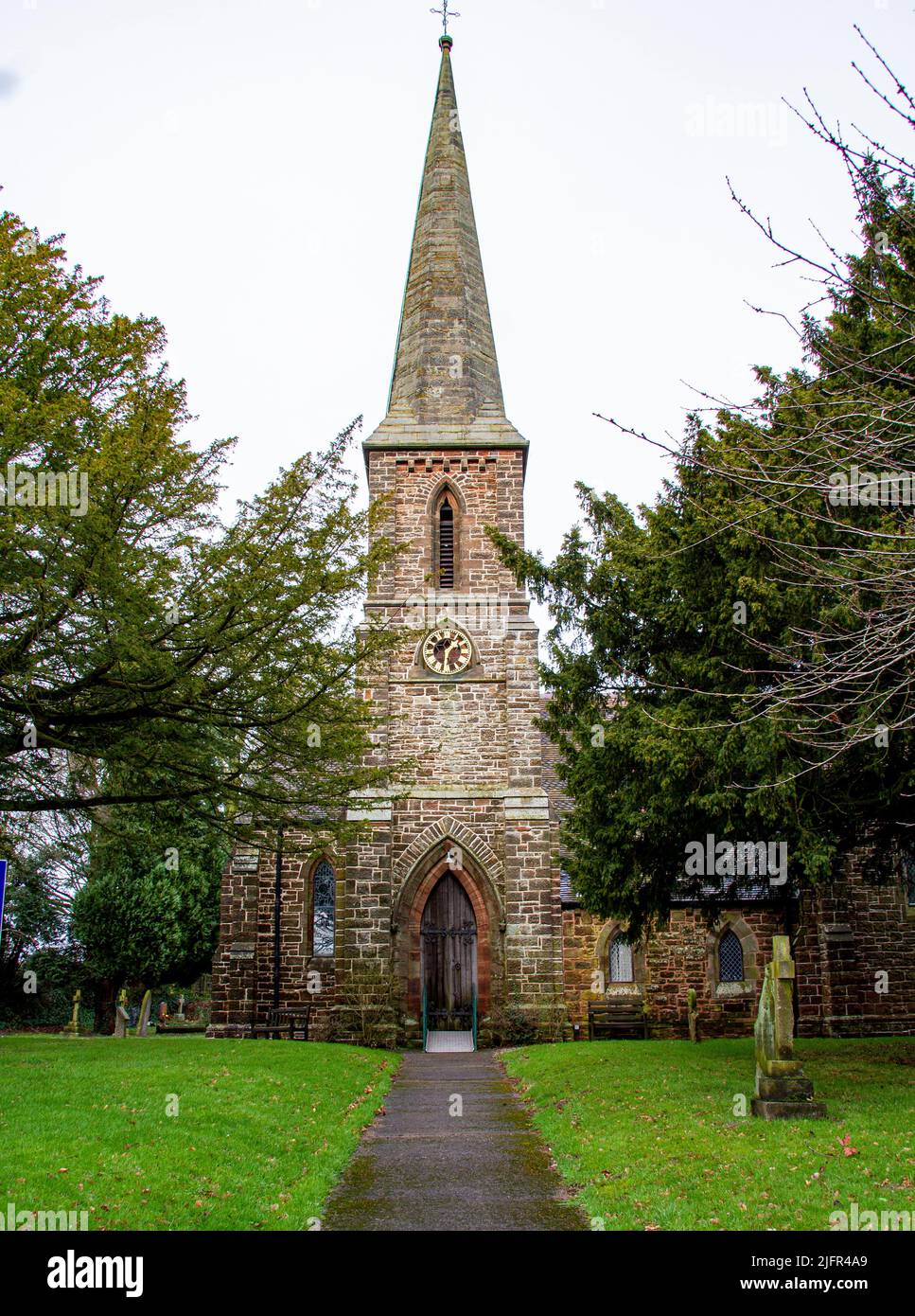 St John the Evangelist church Bishopswood Staffordshire Stock Photo