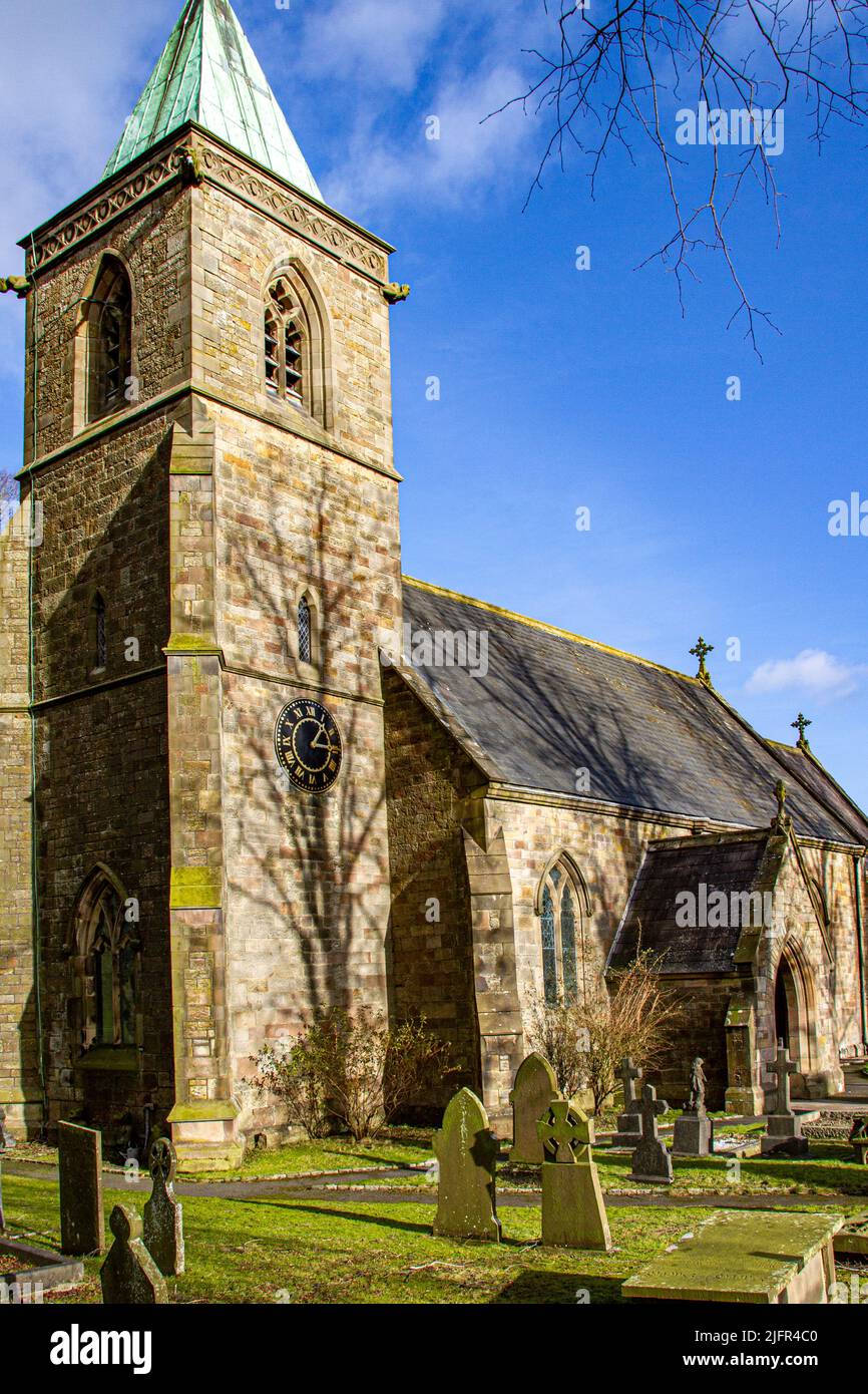 St Luke's church Sheen Staffordshire Stock Photo