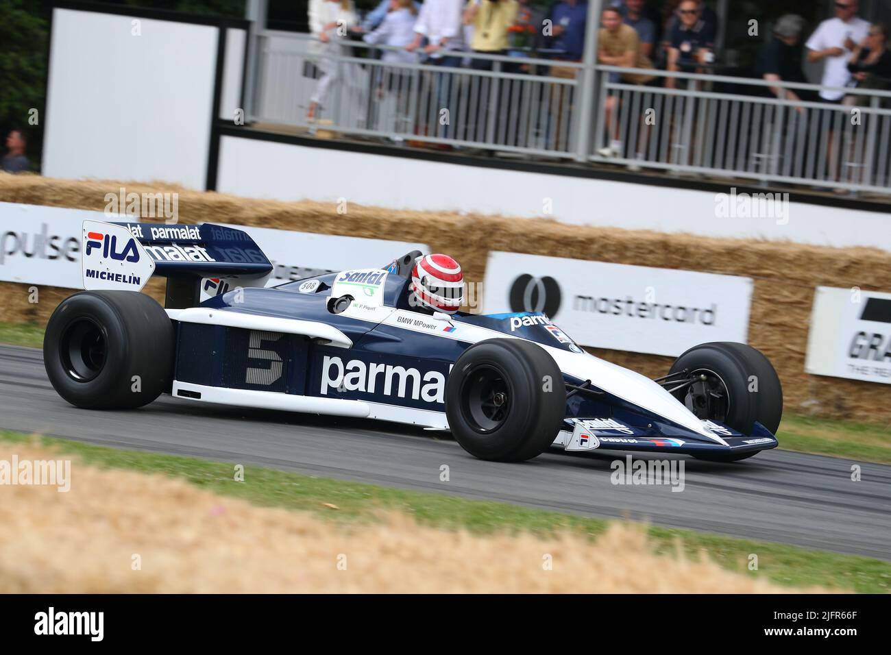Brabham BMW BT52 racing car at the Festival of Speed 2022 at
