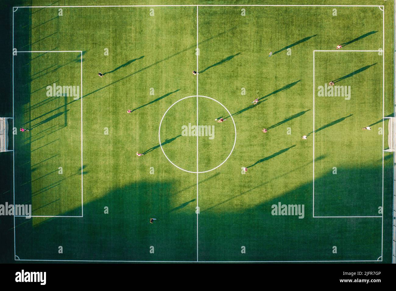Five a side Football Match Aerial Shot Stock Photo Alamy five-a-side-football-match-aerial-shot-stock-photo-alamy