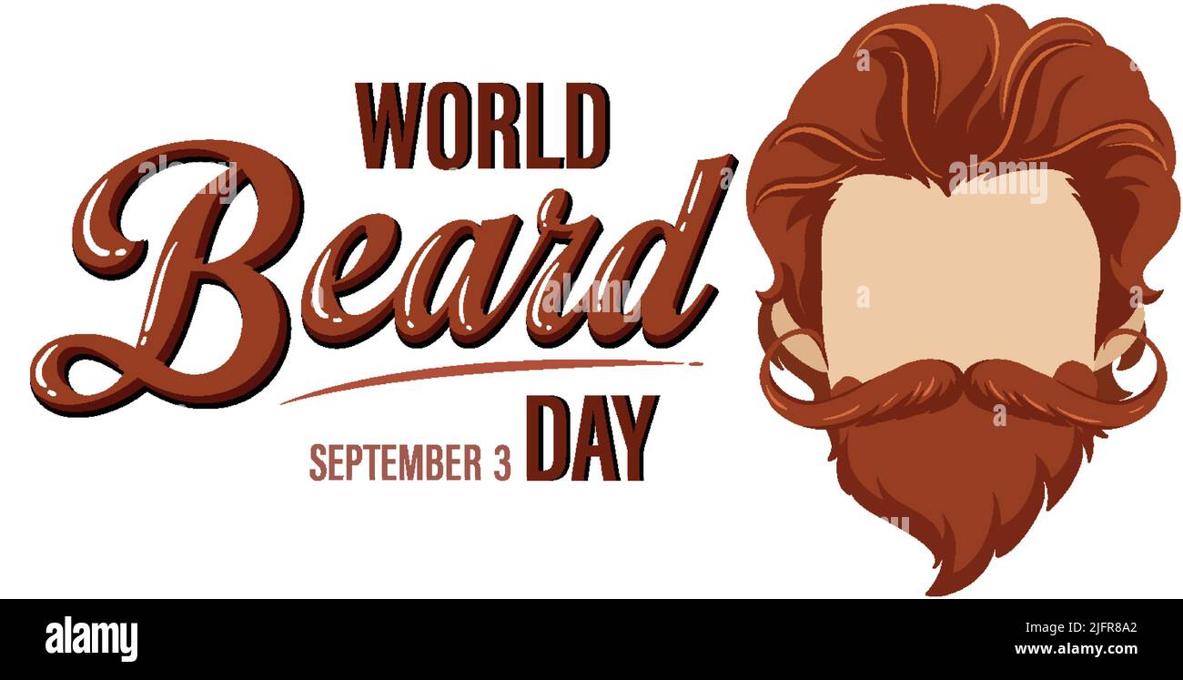 World beard day banner design illustration Stock Vector Image & Art Alamy