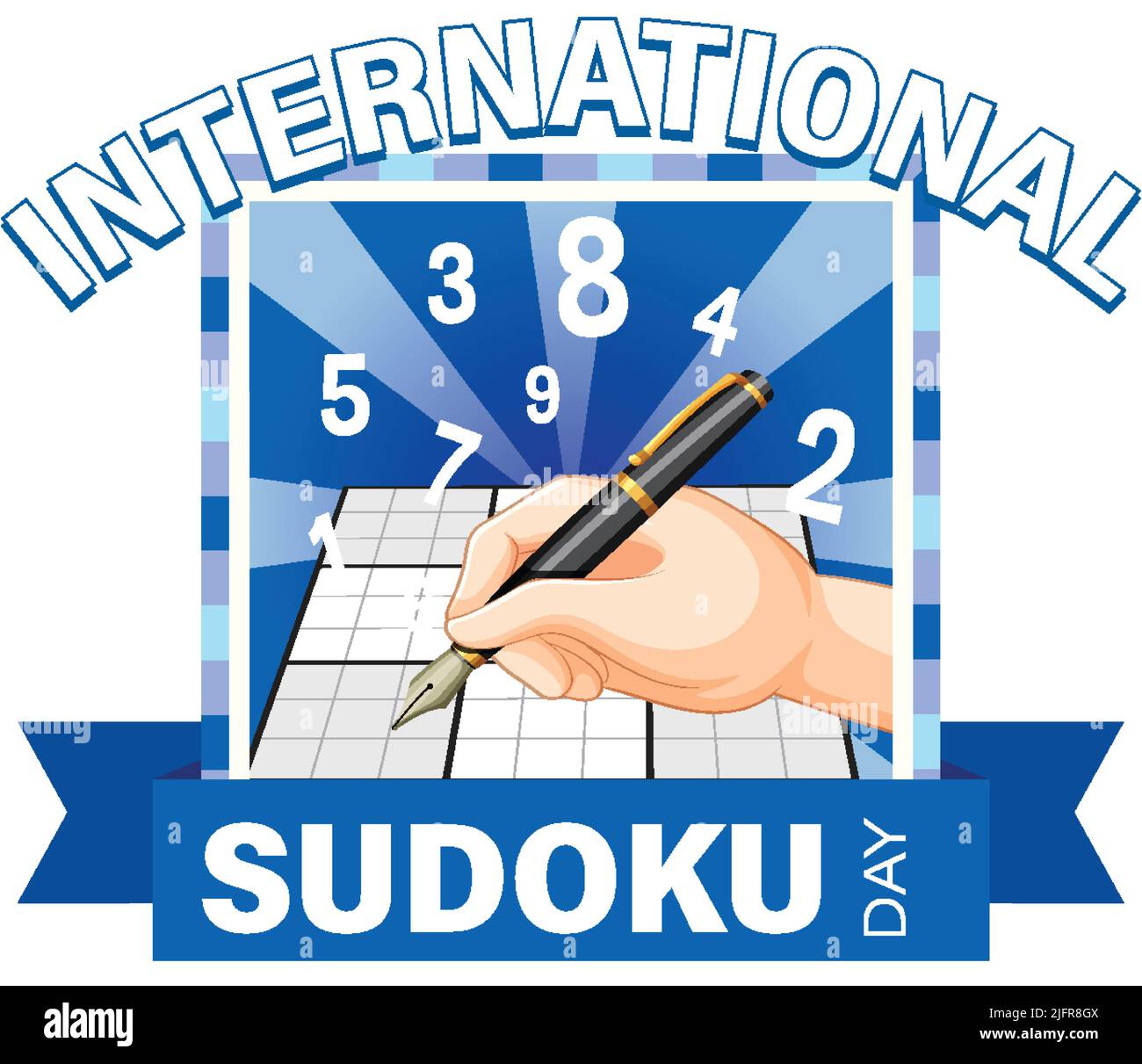 International Sudoku Day Banner Design Illustration Stock Vector Image 