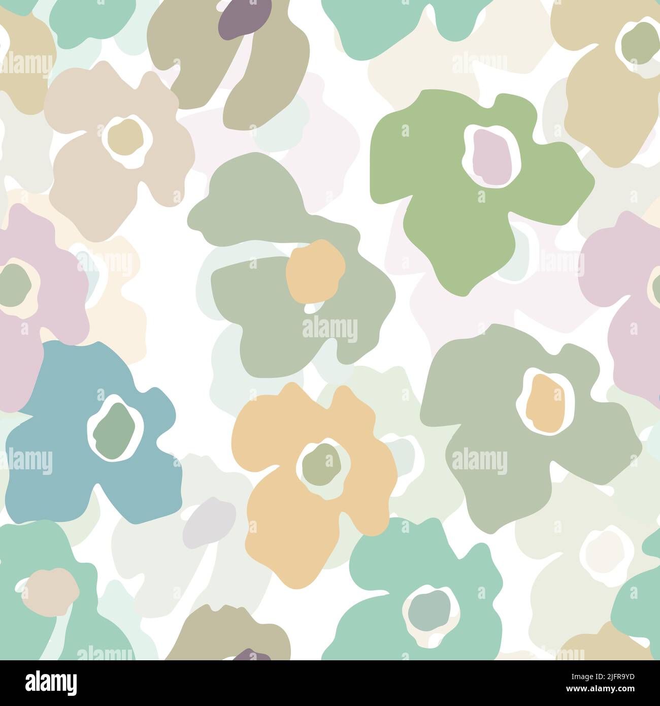 Seamless floral pattern with roses based on traditional folk art ...