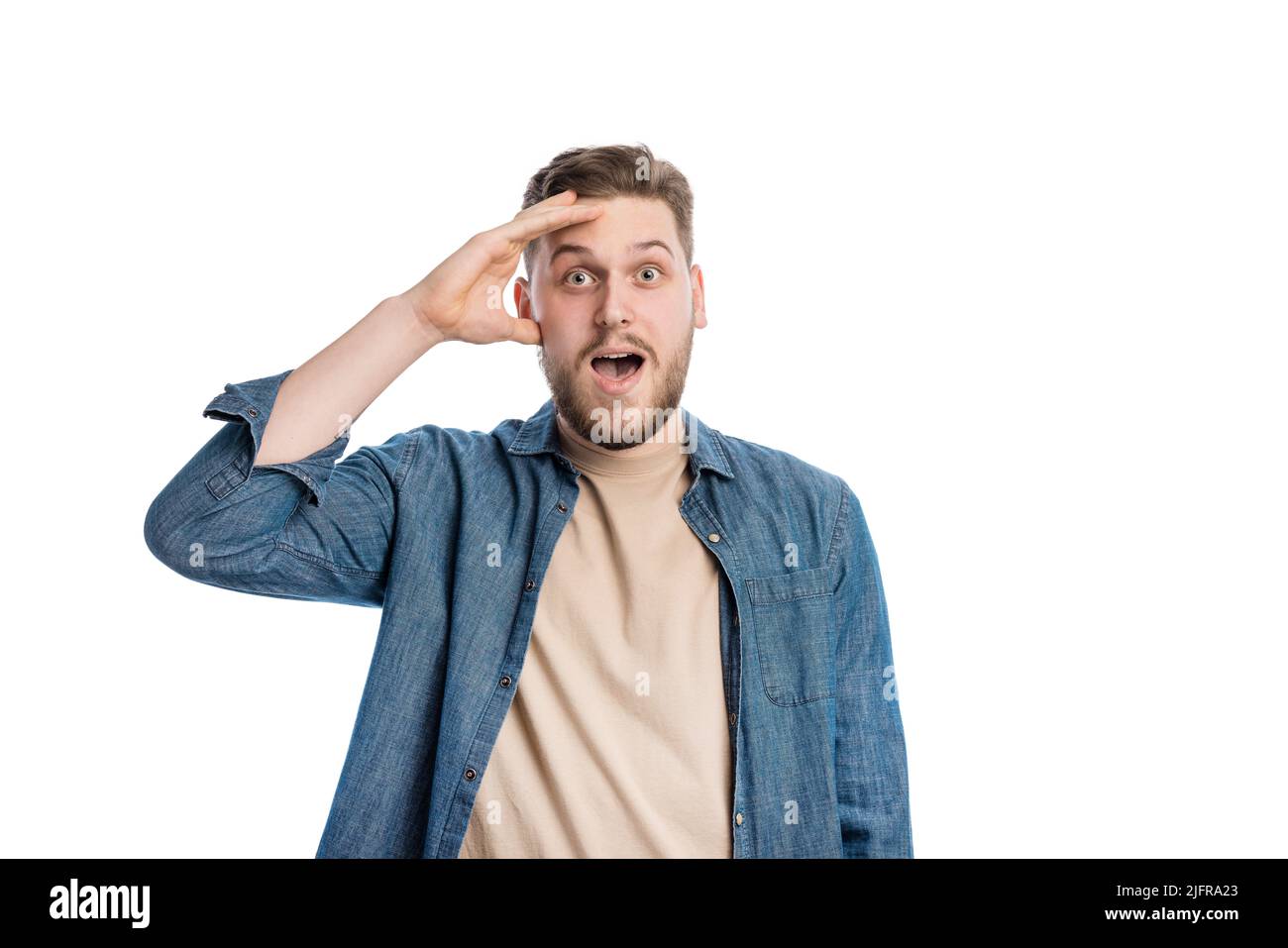 Happy excited man hi-res stock photography and images - Alamy