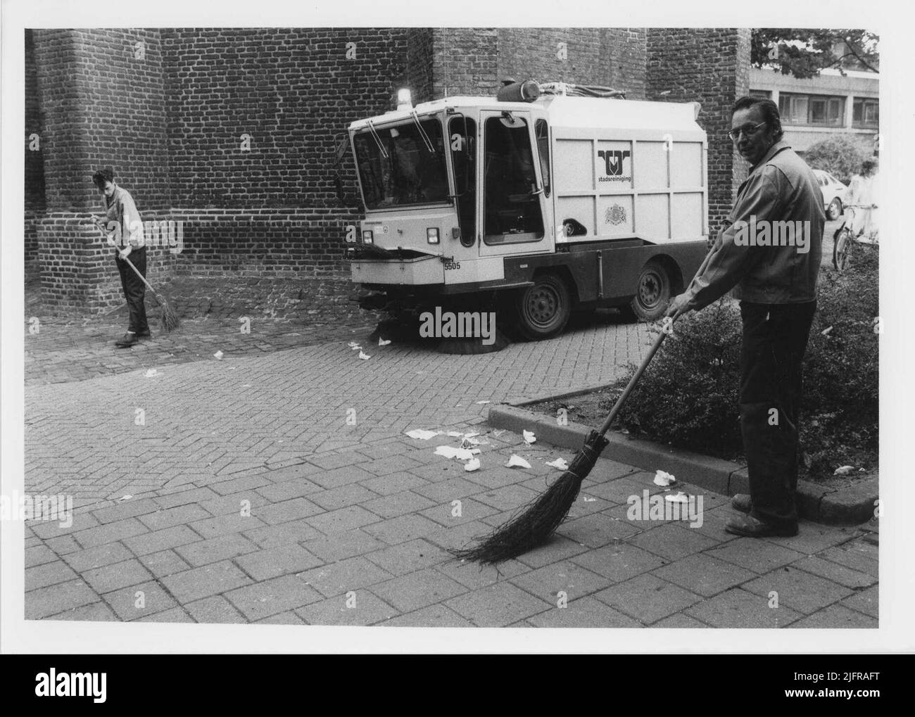 City public service cleaning Black and White Stock Photos Images Alamy