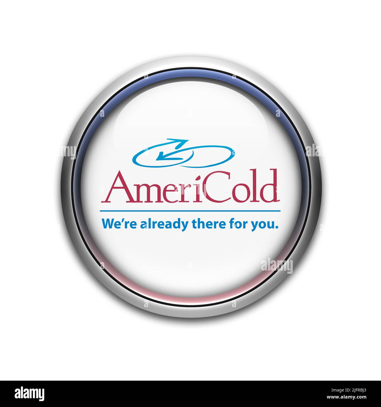 Ameri Cold logo Stock Photo