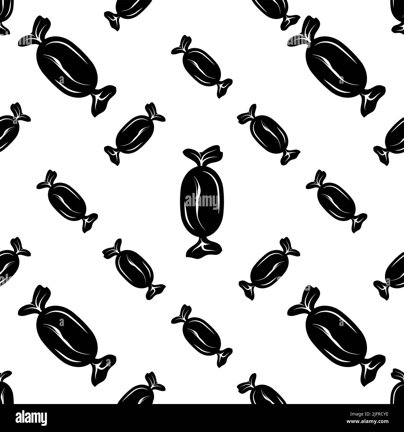 Candy Icon, Candy Seamless Pattern Vector Art Illustration Stock Vector ...