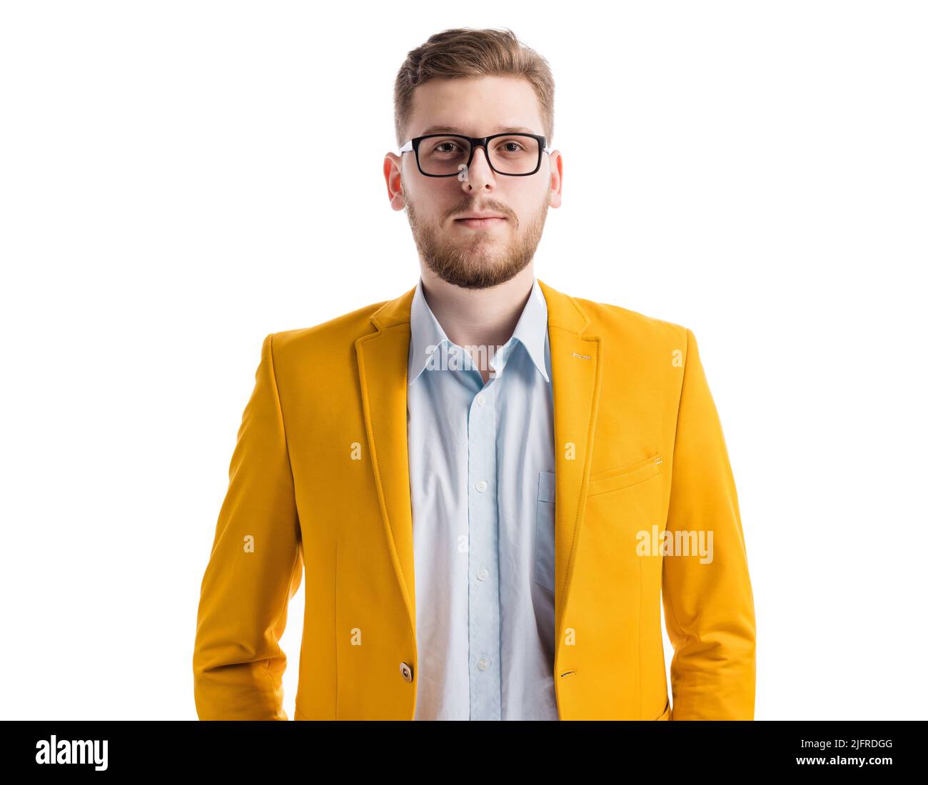 Portrait of confident man in studio Stock Photo