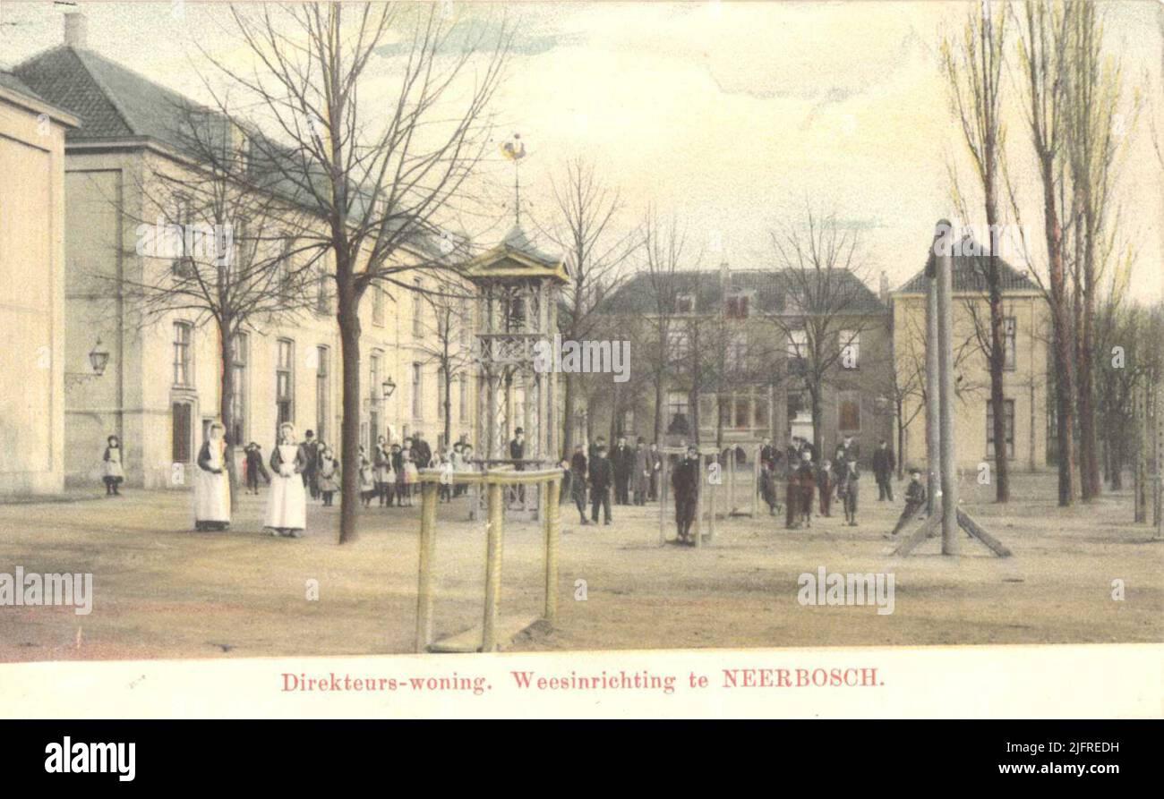 The director's house. Postcard in color Stock Photo Alamy