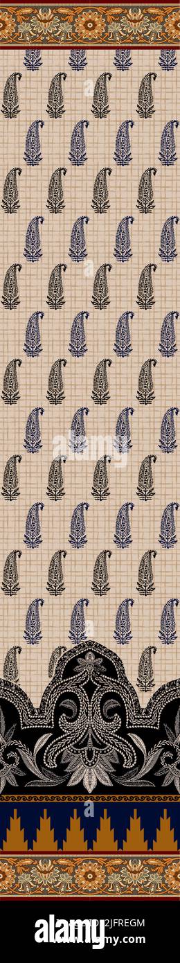 allover background pattern design art for digital print Stock Photo