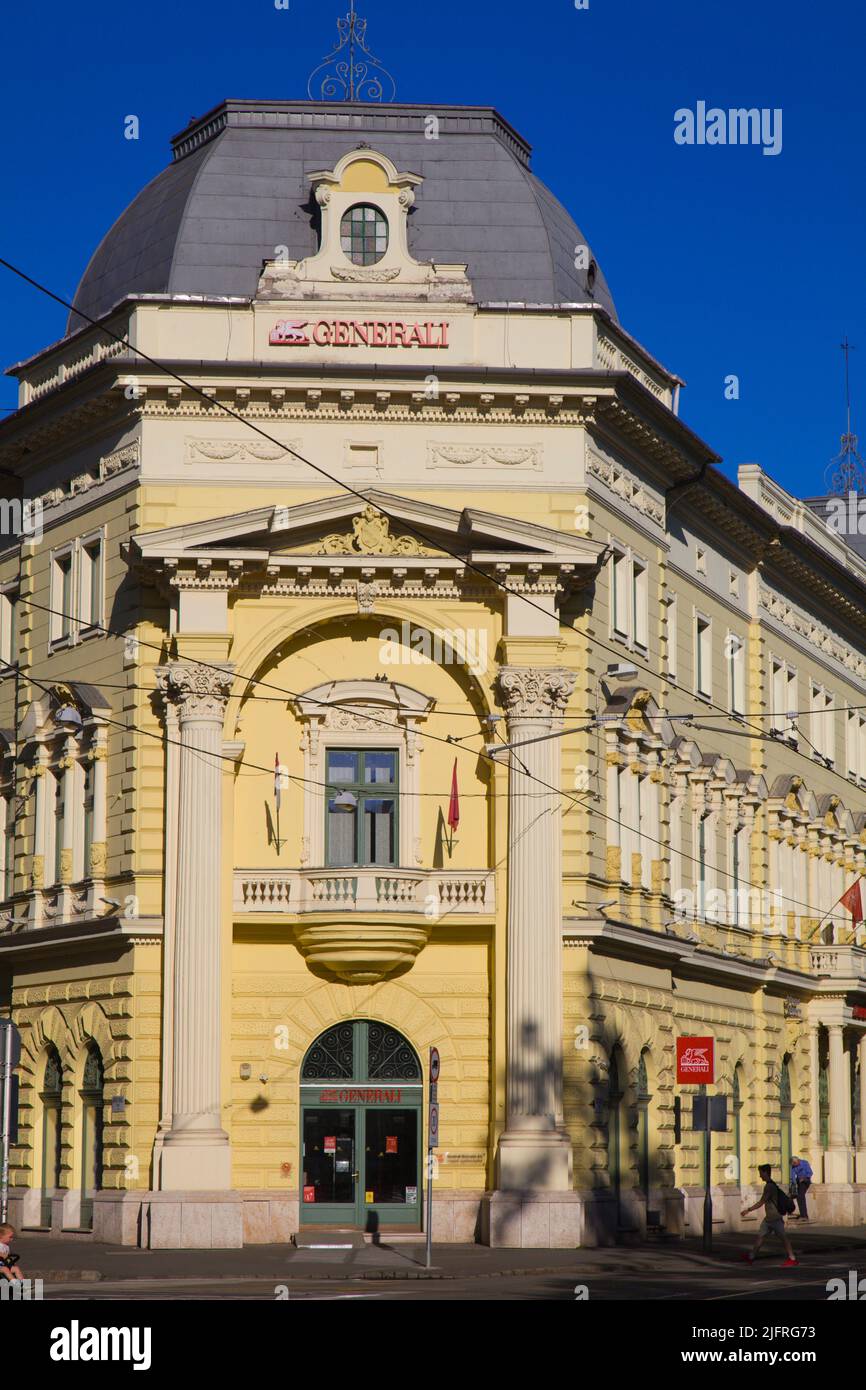 Hungary, Szeged, art nouveau architecture, Stock Photo