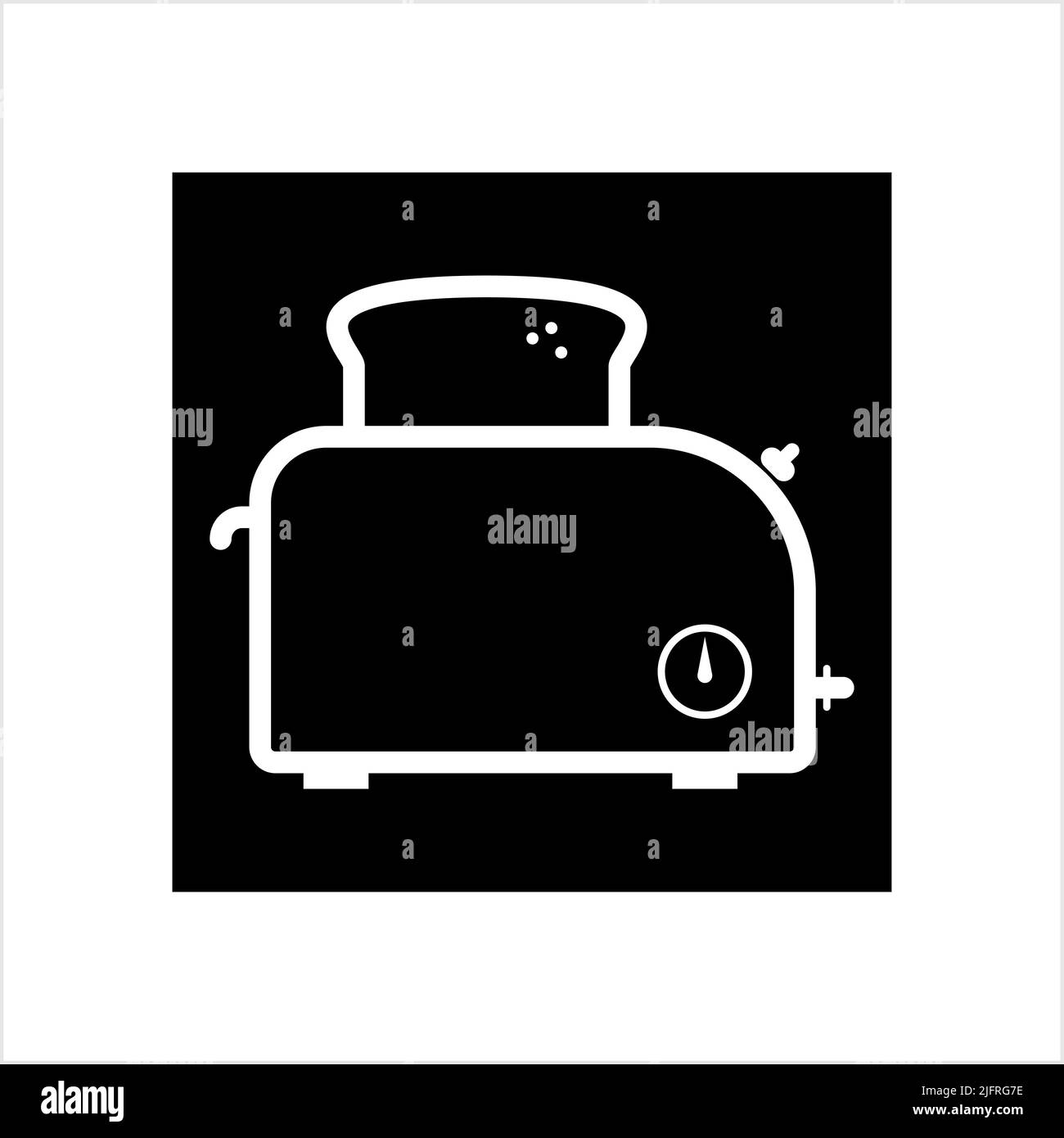 Toaster Icon, Toaster Vector Art Illustration Stock Vector Image & Art