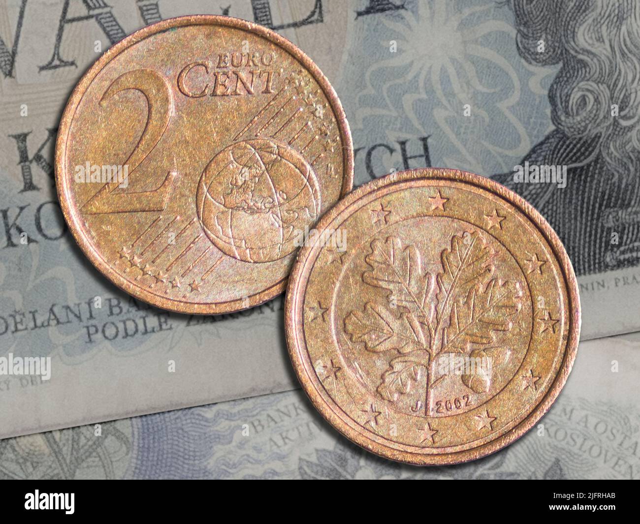 Euro coin both sides hi-res stock photography and images - Alamy