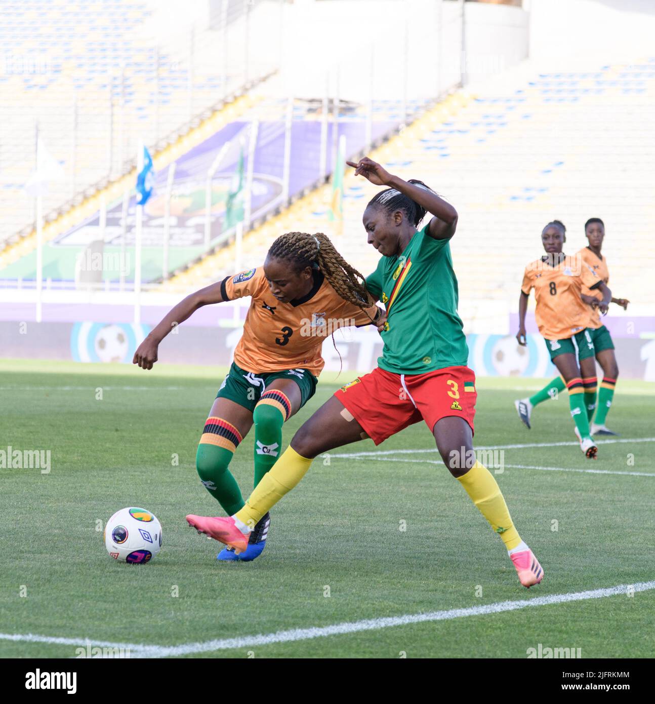 Football - Coupe dAfrique des Nations Femmes 2022 - Zambie Vs Cameroon -  Stade Prince Mohamed V - Casablanca - Maroc Stock Photo - Alamy