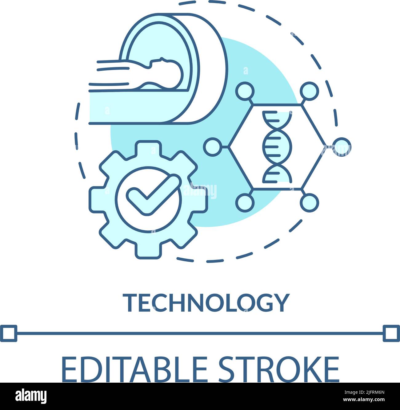 Technology turquoise concept icon Stock Vector Image & Art - Alamy