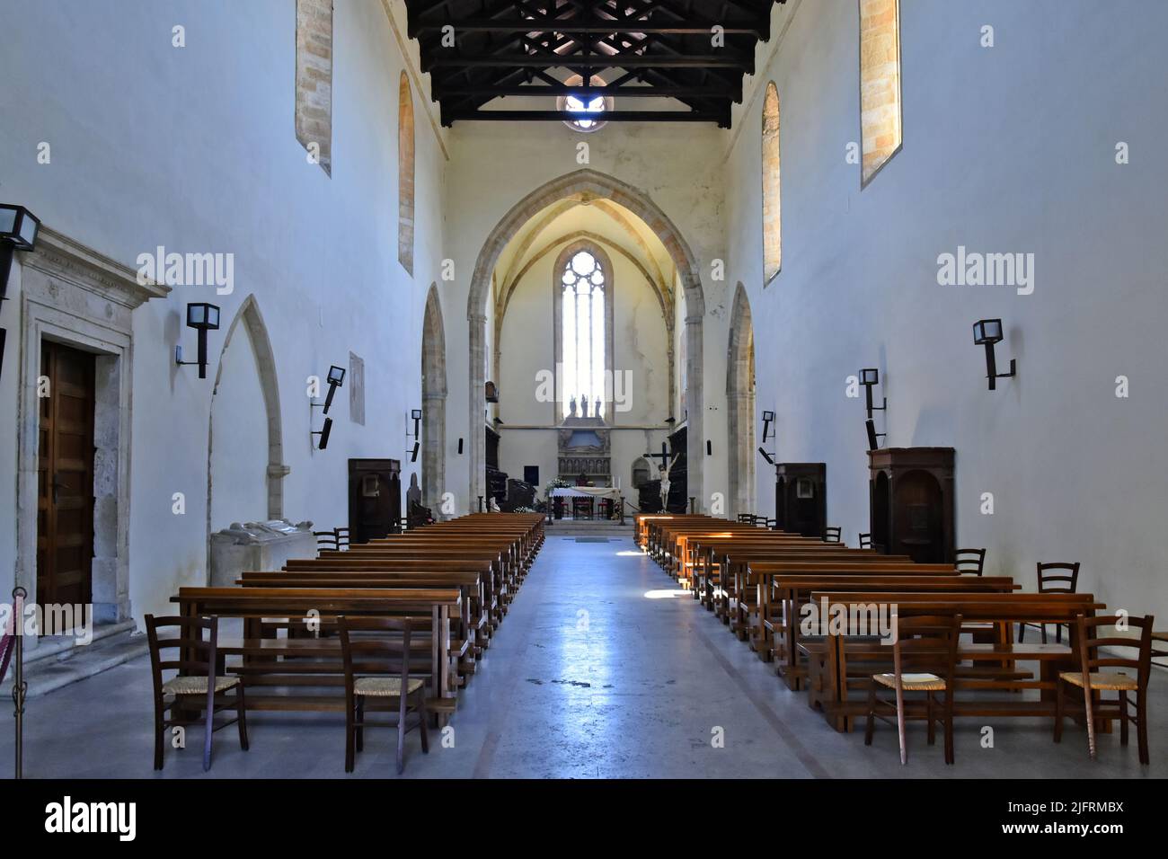 An interior view of the Church of Saint Mary of Consolation (Chiesa di