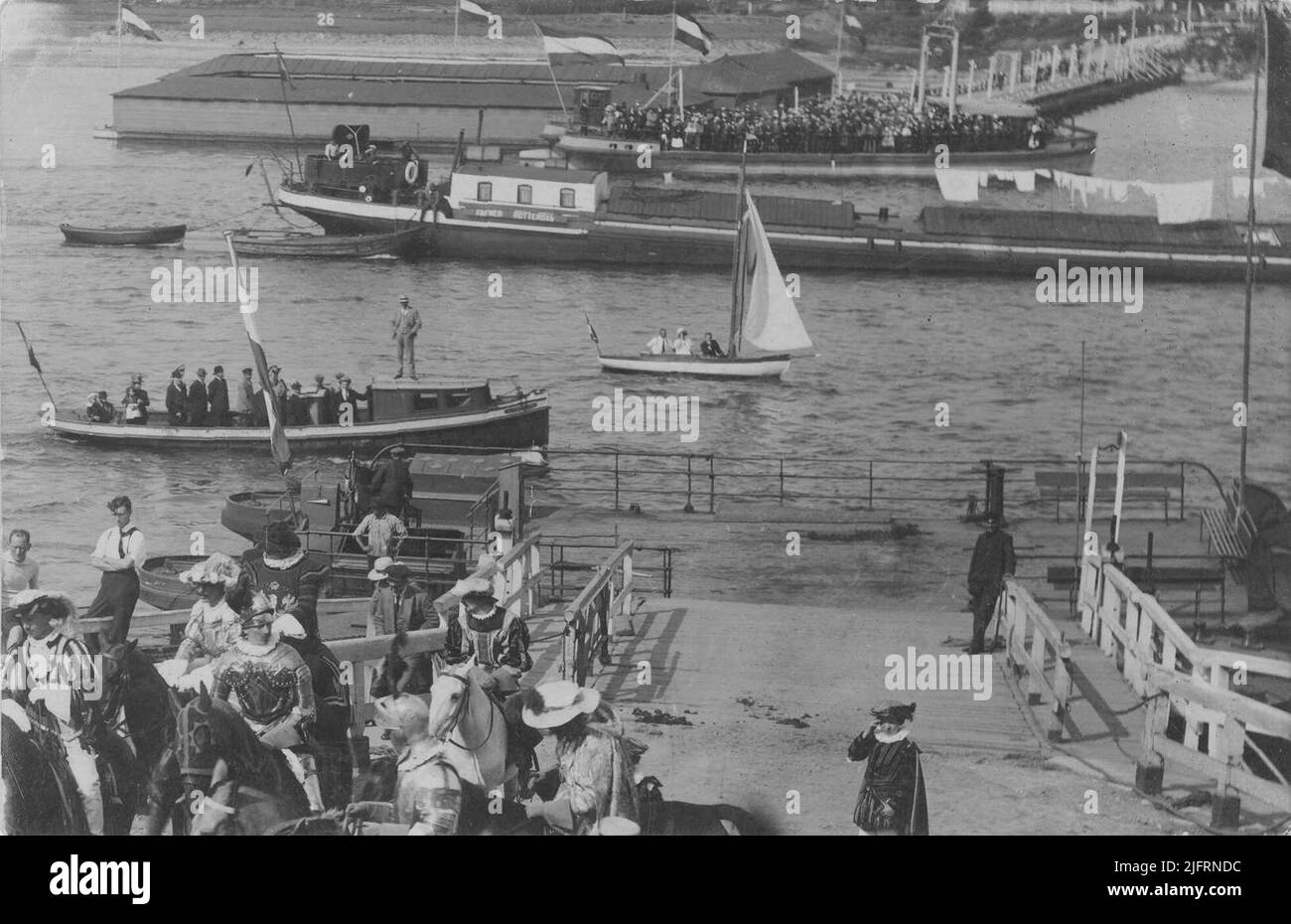 The jetty of the Gierpont Stock Photo