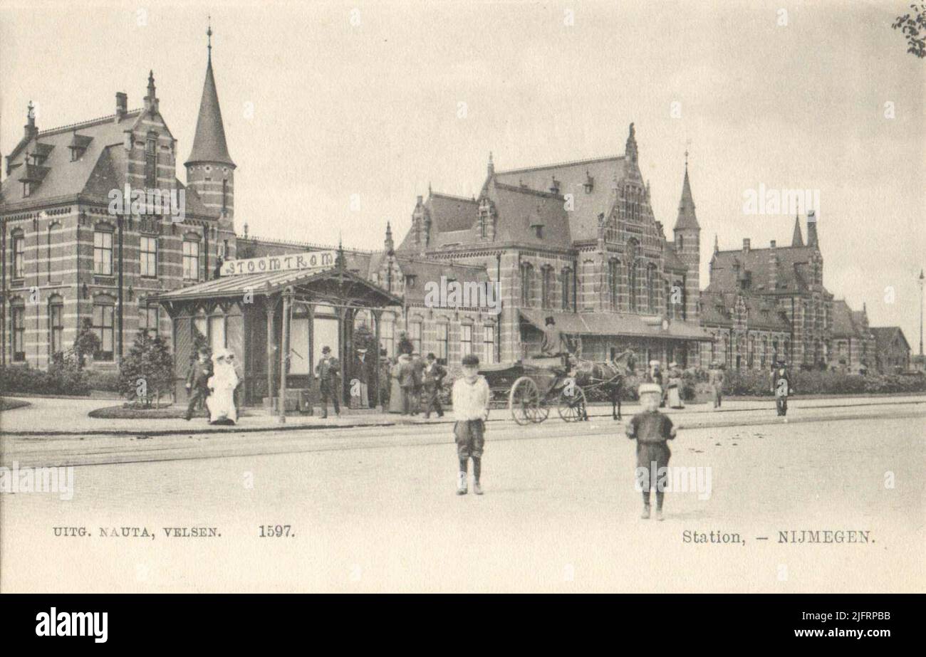The station building. Stock Photo